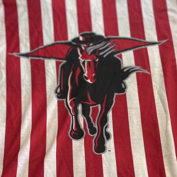 FAUX REAL Texas Tech Red Raiders Suit Tuxedo Long Sleeve T-Shirt L BNWT $39.99 - Picture 7 of 9